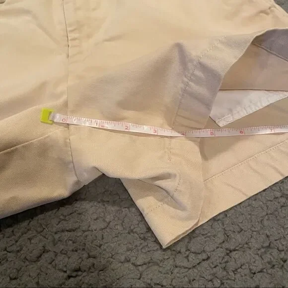 Ralph Lauren Sport Khaki Flat Front Shorts Size 8 - Picture 7 of 10